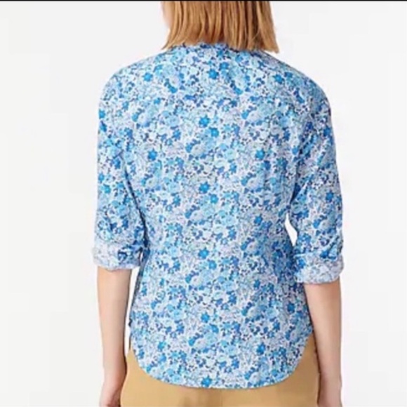 J.Crew Slim perfect shirt in Liberty® Elysian Day floral - Picture 2 of 10